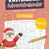 Kostenloser Adventskalender für die 2. & 3. Klasse (24 Seiten)