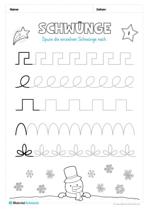 Kostenloser Adventskalender für die 1. & 2. Klasse (Arbeitsblatt 03)