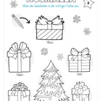 Kostenloser Adventskalender für die 1. & 2. Klasse (Arbeitsblatt 07)