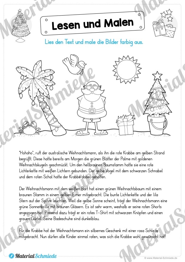 Lesen & Malen zu Weihnachten (Vorschau 04)