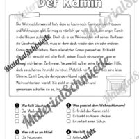 Weihnachten: Lesen & Verstehen mit Ankreuzen (Vorschau 05)