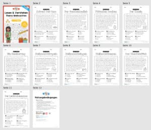 Weihnachten: Lesen & Verstehen mit Ankreuzen (Überblick)