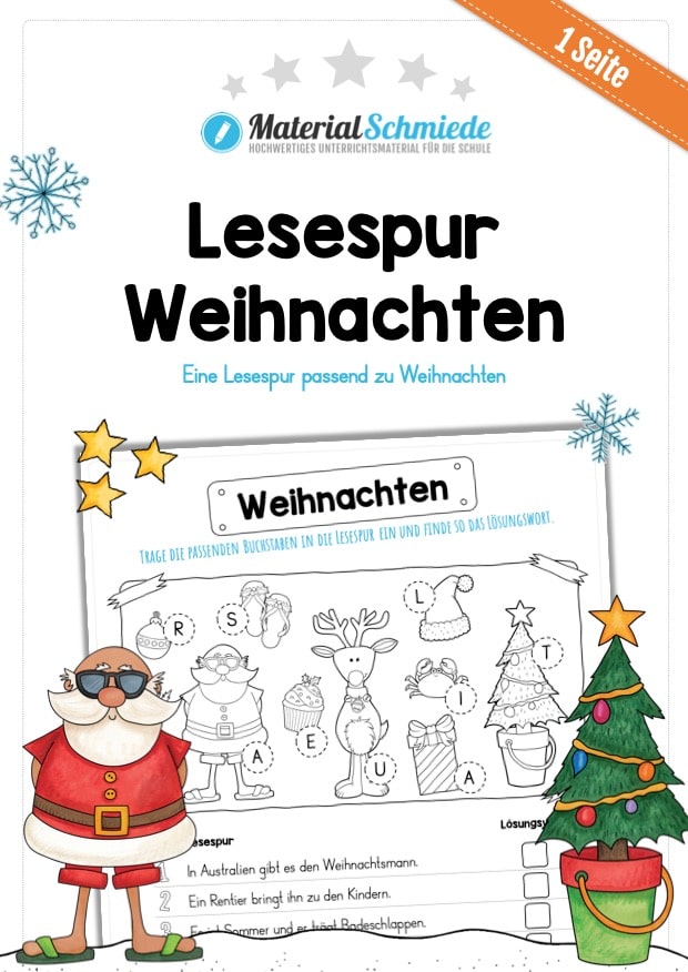 Lesespur Weihnachten