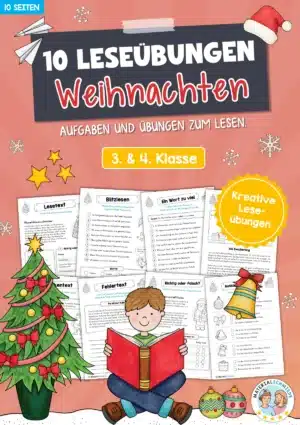 10 Leseübungen zu Weihnachten (Lesen & Verstehen)