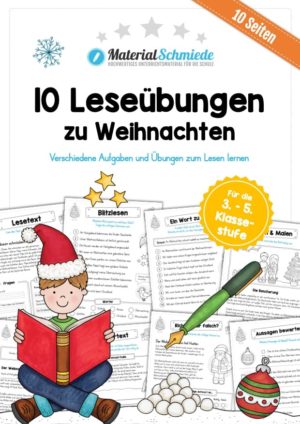 10 Leseübungen zu Weihnachten