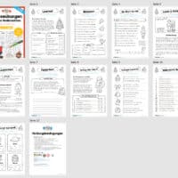 10 Leseübungen zu Weihnachten (3. & 4. Klasse) - Überblick