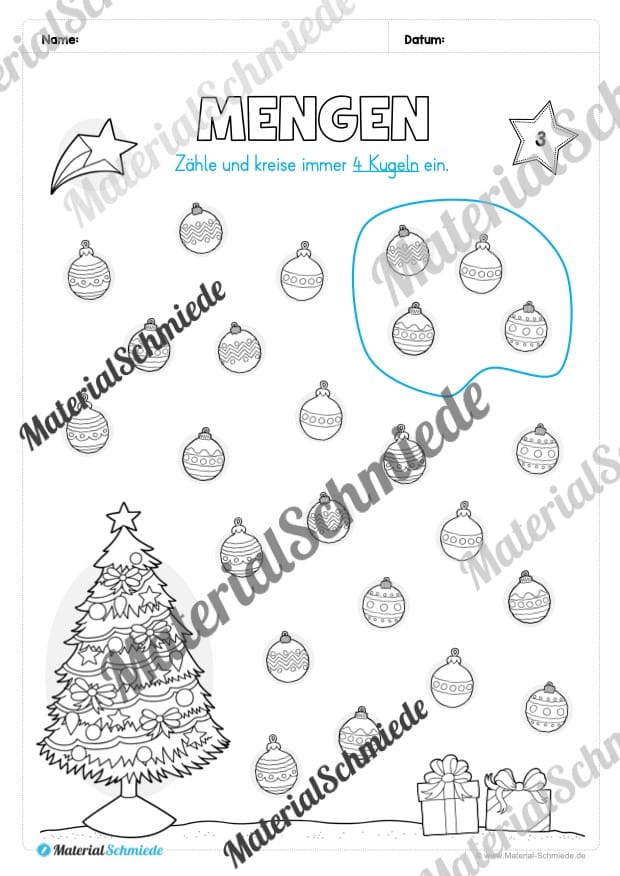 Materialpaket Weihnachten: 1. Klasse (Vorschau 04)
