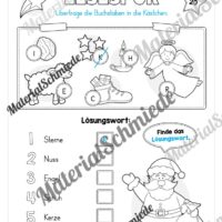 Materialpaket Weihnachten: 1. Klasse (Vorschau 21)