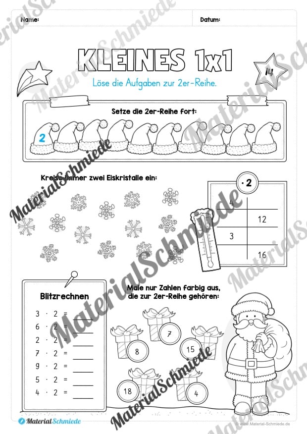 Materialpaket Weihnachten: 2. Klasse (Vorschau 15)