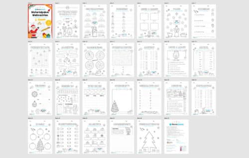 Materialpaket Weihnachten: 2. Klasse (Überblick)