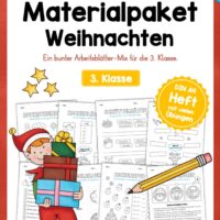 Materialpaket Weihnachten: 3. Klasse (24 Arbeitsblätter)