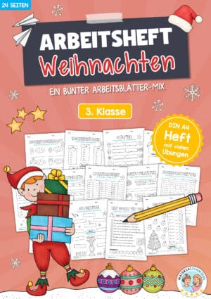 Arbeitsheft Weihnachten: 3. Klasse (24 Arbeitsblätter)
