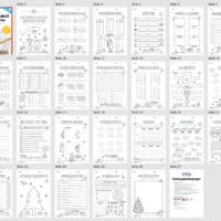 Materialpaket Weihnachten: 3. Klasse (24 Arbeitsblätter) - Überblick