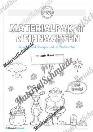 Materialpaket Weihnachten: Vorschule (Vorschau 01)