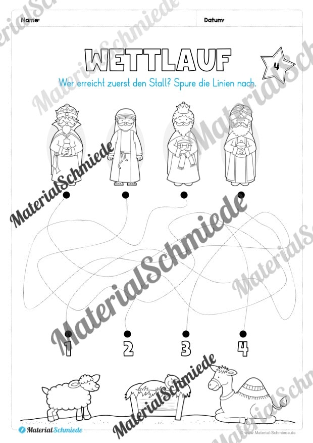Materialpaket Weihnachten: Vorschule (Vorschau 05)