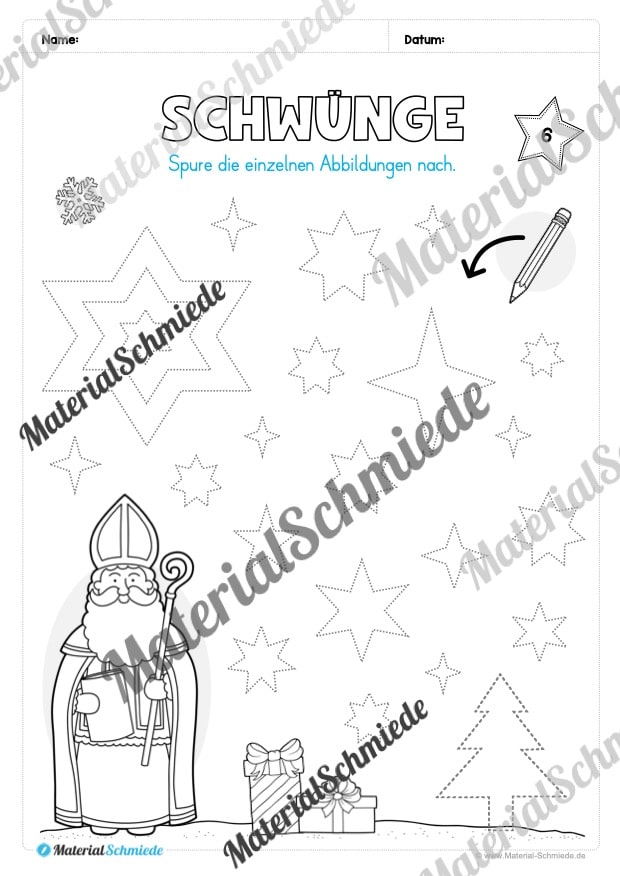 Materialpaket Weihnachten: Vorschule (Vorschau 07)