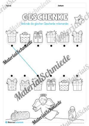 Materialpaket Weihnachten: Vorschule (Vorschau 08)