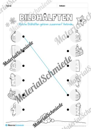 Materialpaket Weihnachten: Vorschule (Vorschau 11)