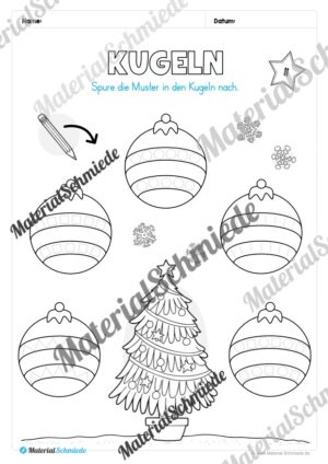 Materialpaket Weihnachten: Vorschule (Vorschau 12)