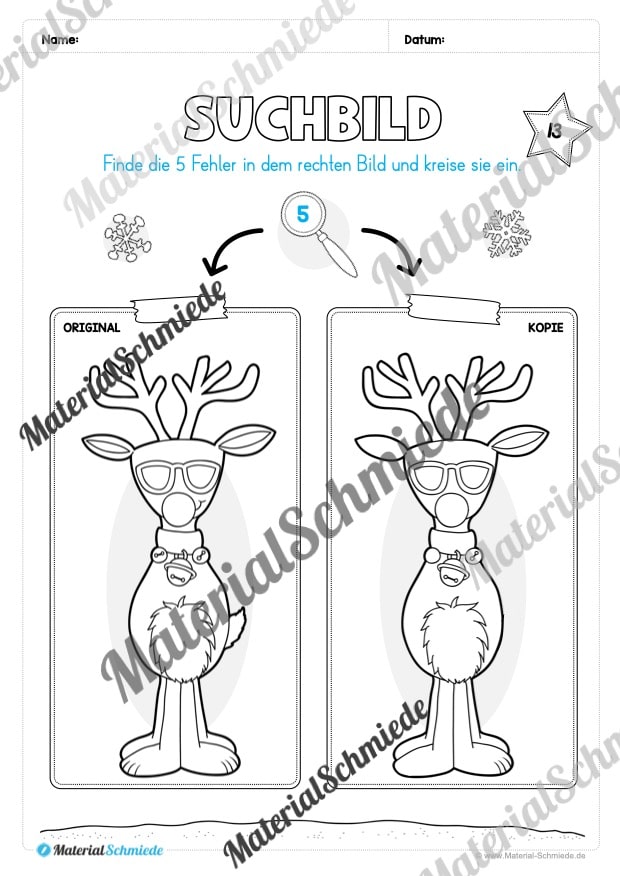 Materialpaket Weihnachten: Vorschule (Vorschau 14)