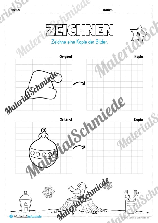 Materialpaket Weihnachten: Vorschule (Vorschau 15)