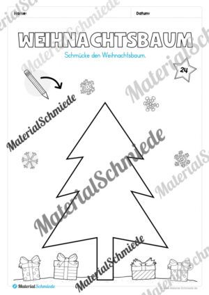 Materialpaket Weihnachten: Vorschule (Vorschau 25)