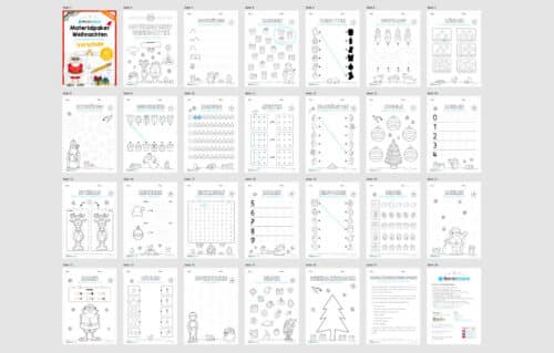 Materialpaket Weihnachten: Vorschule (Überblick)