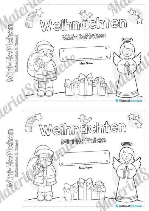 Mini-Heft: Weihnachten 1. Klasse (Vorschau 01)