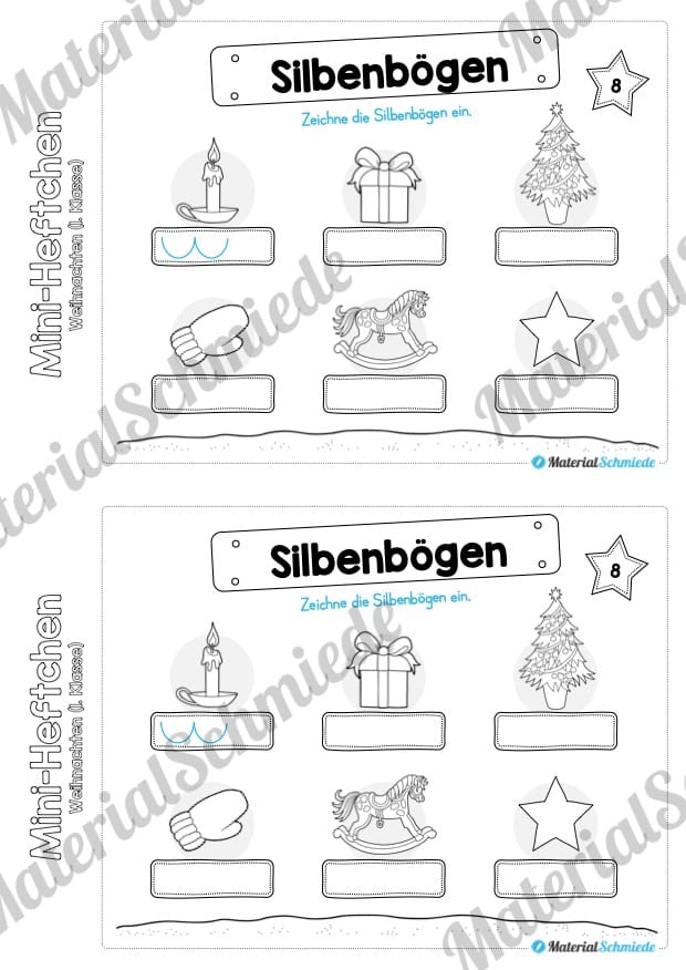 Mini-Heft: Weihnachten 1. Klasse (Vorschau 09)