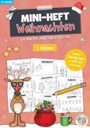 Mini-Heft: Weihnachten - 1. Klasse (24 Arbeitsblätter)