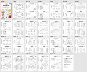 Mini-Heft: Weihnachten 1. Klasse (Überblick)