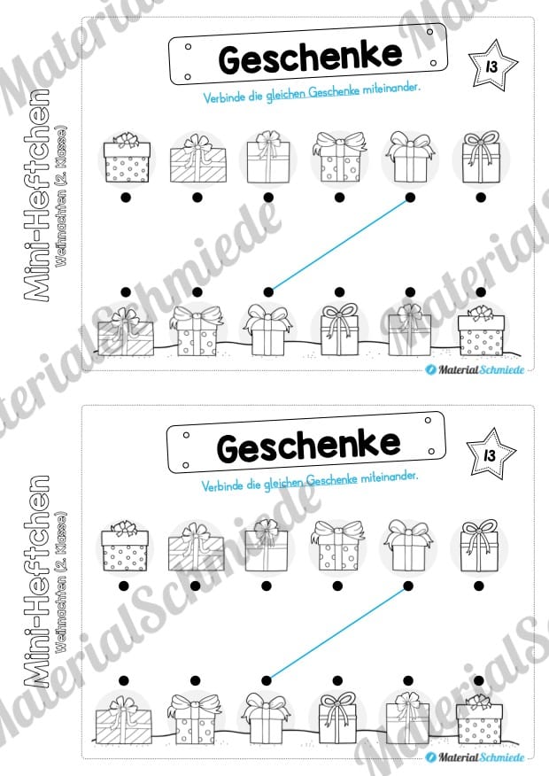 Mini-Heft: Weihnachten 2. Klasse (Vorschau 09)