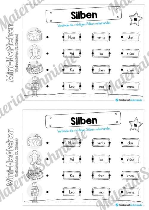 Mini-Heft: Weihnachten 2. Klasse (Vorschau 10)