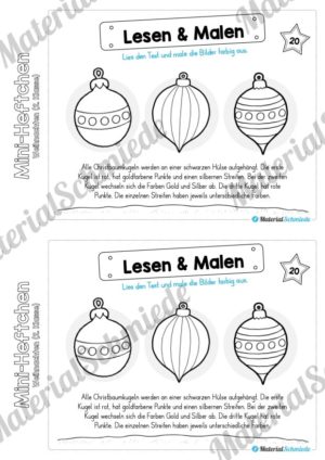 Mini-Heft: Weihnachten 2. Klasse (Vorschau 12)