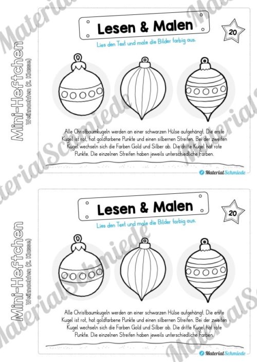 Mini-Heft: Weihnachten 2. Klasse (Vorschau 12)