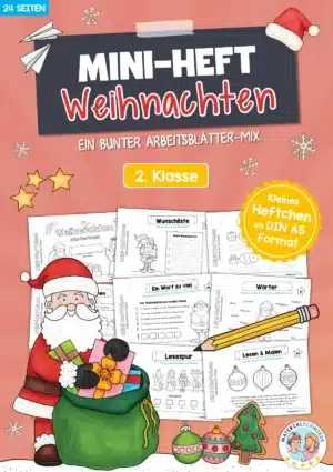 Mini-Heft: Weihnachten - 2. Klasse (24 Arbeitsblätter)