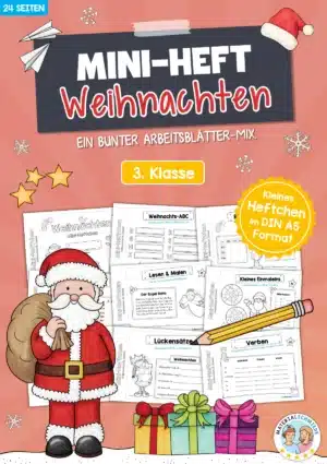 Mini-Heft: Weihnachten - 3. Klasse (24 Arbeitsblätter)