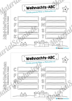 Mini-Heft: Weihnachten 4. Klasse (Vorschau 03)