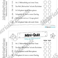 Mini-Heft: Weihnachten 4. Klasse (Vorschau 05)