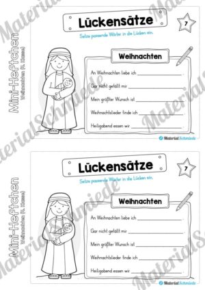 Mini-Heft: Weihnachten 4. Klasse (Vorschau 06)