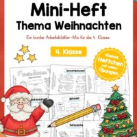 Mini-Heft: Weihnachten 4. Klasse (24 Arbeitsblätter)