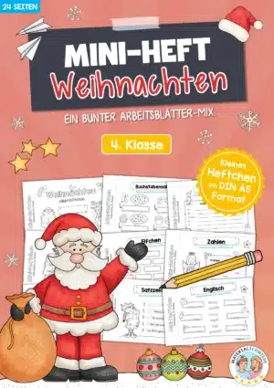 Mini-Heft: Weihnachten - 4. Klasse (24 Arbeitsblätter)