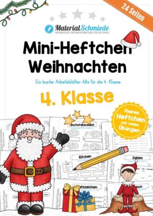 Mini-Heft: Weihnachten 4. Klasse (24 Arbeitsblätter)