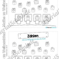 Mini-Heft: Mathe zu Weihnachten - Zahlenraum bis 10 (Vorschau 05)