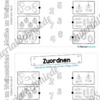 Mini-Heft: Mathe zu Weihnachten - Zahlenraum bis 10 (Vorschau 06)