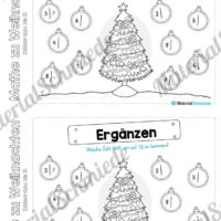 Mini-Heft: Mathe zu Weihnachten - Zahlenraum bis 10 (Vorschau 10)