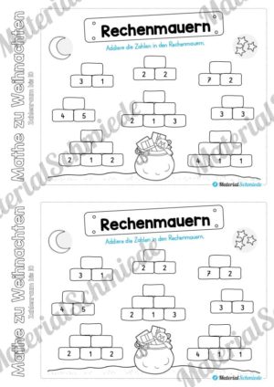 Mini-Heft: Mathe zu Weihnachten – Zahlenraum bis 10 (Vorschau 11)