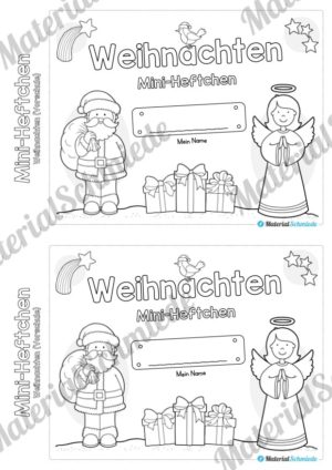 Mini-Heft: Weihnachten Vorschule (Vorschau 01)