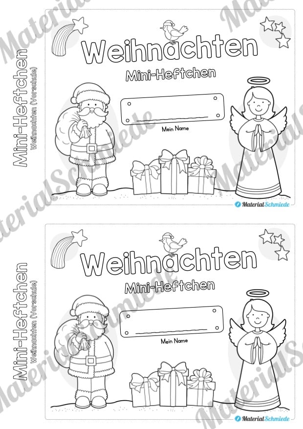 Mini-Heft: Weihnachten Vorschule (Vorschau 01)