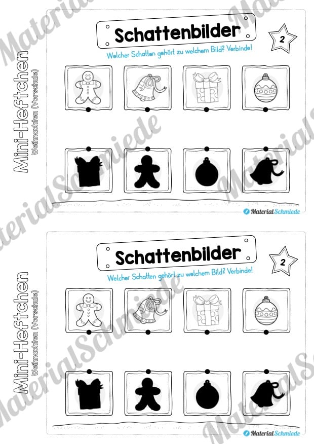 Mini-Heft: Weihnachten Vorschule (Vorschau 02)